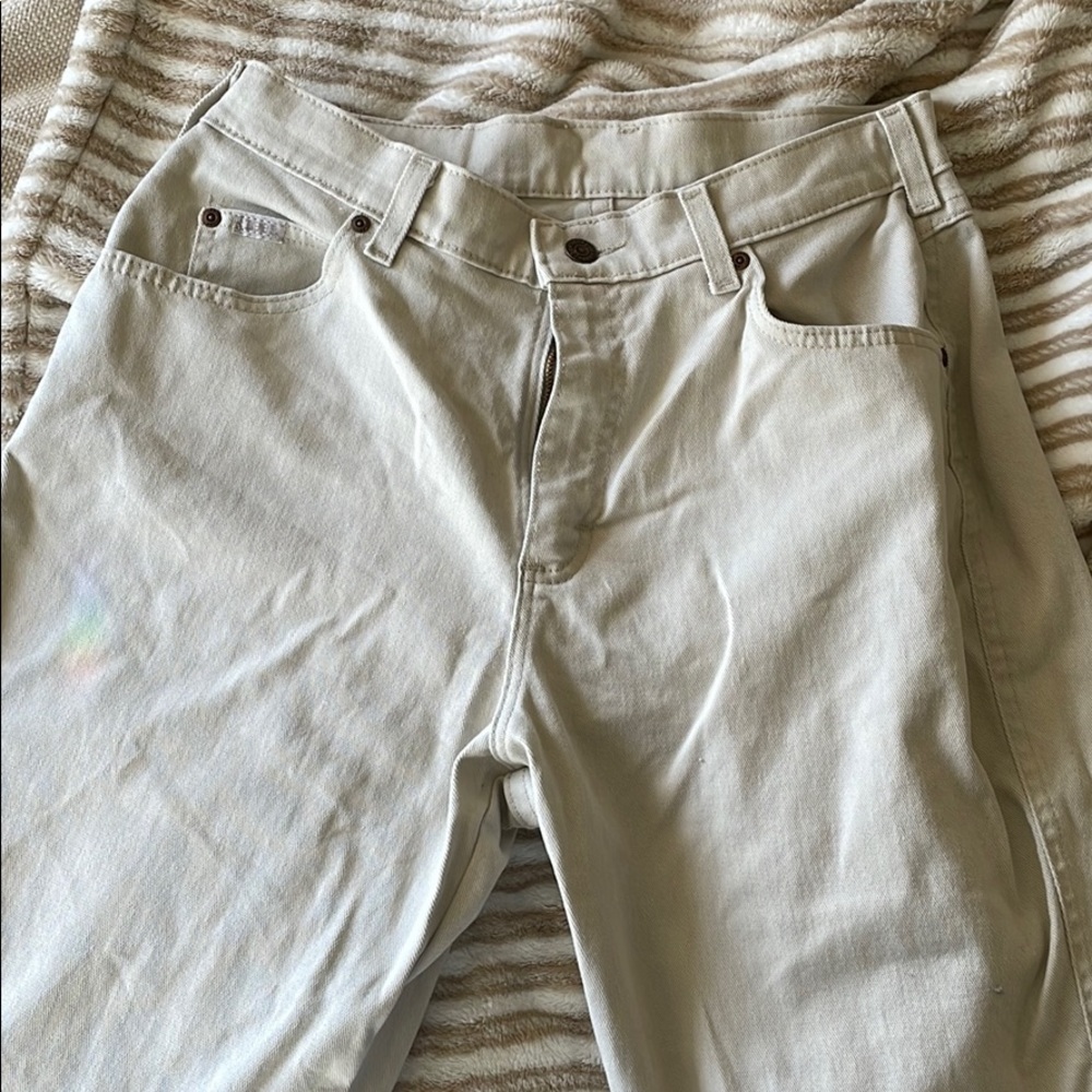 Lee high waisted straight leg pants